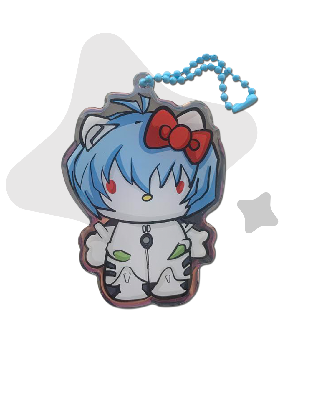 Porte-clés 00 kitty (effet miroir)